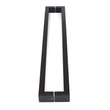 Load image into Gallery viewer, 166 Rectangular Door Handles Matt Coffee