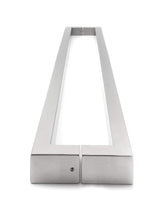 Load image into Gallery viewer, 166 Rectangular Door Handles Full Brushed Wiredrawing
