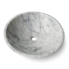 Load image into Gallery viewer, 430 Stone Vessel Sink Carrara White Marble