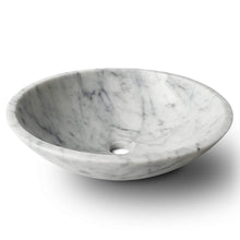 Load image into Gallery viewer, 430 Stone Vessel Sink Carrara White Marble