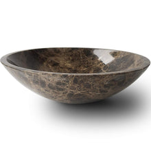 Load image into Gallery viewer, 430 Stone Vessel Sink Emperador Dark Marble