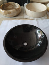 Load image into Gallery viewer, 430 Stone Vessel Sink Shanxi Pure Black Granite