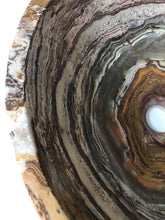 Load image into Gallery viewer, 430 Stone Vessel Sink Tiger Onyx Green