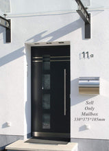 Load image into Gallery viewer, Amoylimai-MPB1402 Modern Urban Style Semicircular Lockable Stainless Steel Mailbox