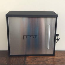 Load image into Gallery viewer, Amoylimai-MPB918NH-1 Lockable Wall Mounted Stainless Steel Mailbox With Door Handle