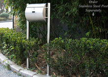 Load image into Gallery viewer, Amoylimai-MPB1402 Modern Urban Style Semicircular Lockable Stainless Steel Mailbox