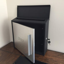 Load image into Gallery viewer, Amoylimai-MPB918NH-1 Lockable Wall Mounted Stainless Steel Mailbox With Door Handle