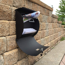 Load image into Gallery viewer, Amoylimai-MPB1402 Modern Urban Style Semicircular Lockable Stainless Steel Mailbox