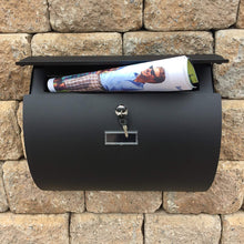 Load image into Gallery viewer, Amoylimai-MPB1402 Modern Urban Style Semicircular Lockable Stainless Steel Mailbox