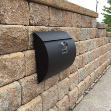 Load image into Gallery viewer, Amoylimai-MPB1402 Modern Urban Style Semicircular Lockable Stainless Steel Mailbox