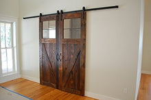 Load image into Gallery viewer, Amoylimai BD-S01 Sliding Door Track Hardware Kit Double Door