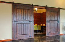 Load image into Gallery viewer, Amoylimai BD-S01 Sliding Door Track Hardware Kit Double Door