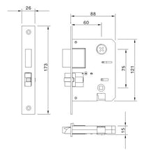 Load image into Gallery viewer, Amoylimai K6829 Lockset Diagram