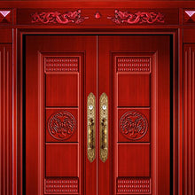 Load image into Gallery viewer, Amoylimai K8347 Door Lockset Double Door Brown Bronze