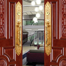 Load image into Gallery viewer, Amoylimai K8347 Door Lockset Double Door Gold