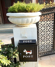 Load image into Gallery viewer, Amoylimai Philip Outdoor European Style Mailbox Schnauzer