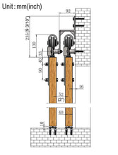 Load image into Gallery viewer, BD-FSSBP Sliding Door Hardware Diagram