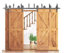 Load image into Gallery viewer, BD-S01LBP Sliding Barn Door Handware Four Door