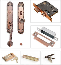 Load image into Gallery viewer, Amoylimai-K6838# Luxurious Mortise Handle Lockset For Entry, Entrance and Front Door