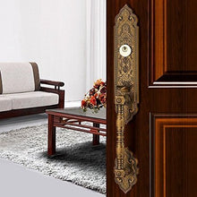 Load image into Gallery viewer, Single Brown Bronze Handle Lockset Left