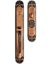 Load image into Gallery viewer, K8338 Lockset Red Antique Bronze Pair