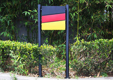 Load image into Gallery viewer, MPB502 Mailbox Posts Painted Black