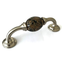 Load image into Gallery viewer, OP124 Oval Granite Knob Tropical Brown Granite