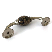 Load image into Gallery viewer, OP124 Oval Granite Knob Tropical Brown Granite
