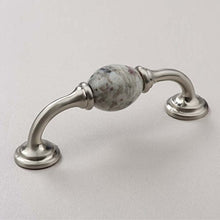 Load image into Gallery viewer, OP124 Oval Granite Knob White Galaxy Granite