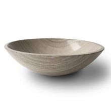 Load image into Gallery viewer, 430 Stone Vessel Sink Gray Wood Marble