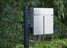 Load image into Gallery viewer, MPB932 Stainless Steel Mailbox with Newspaper Holder