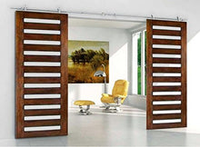 Load image into Gallery viewer, Amoylimai BD-SS02 Sliding Door Hardware Track Kit Double Door