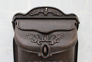 Amoylimai Civ006 Victorian Style Vinatage Mailbox Antique Bronze