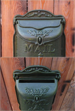 Load image into Gallery viewer, Amoylimai Civ006 Victorian Style Vinatage Mailbox Verde Green Aristocracy