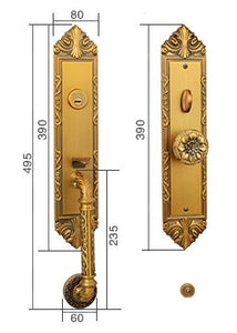 Amoylimai K6829 Lockset Dimensions