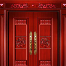 Load image into Gallery viewer, Amoylimai K8347 Door Lockset Double Door Brown Bronze