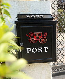 Amoylimai Philip Outdoor European Style Mailbox Carriage