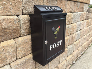 Amoylimai Philip Outdoor European Style Mailbox Rooster