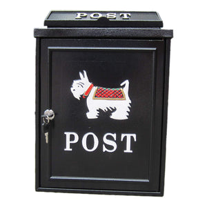 Amoylimai Philip Outdoor European Style Mailbox Schnauzer