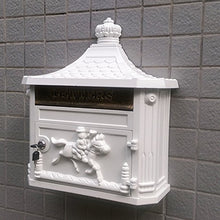 Load image into Gallery viewer, CAV001 Victorian Vintage Mailbox White