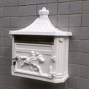 CAV001 Victorian Vintage Mailbox White