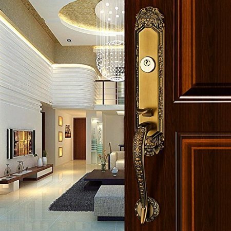Amoylimai-K6838# Luxurious Mortise Handle Lockset For Entry, Entrance and Front Door