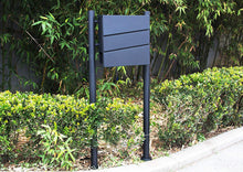 Load image into Gallery viewer, MPB502 Mailbox Posts Painted Black