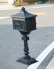Load image into Gallery viewer, Vintage Outdoor Mailbox Black Sand Grain